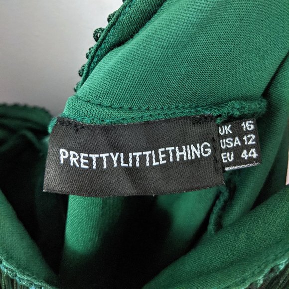 ❌ SOLD / Green Tassel Plunge Jumpsuit - Picture 9 of 9